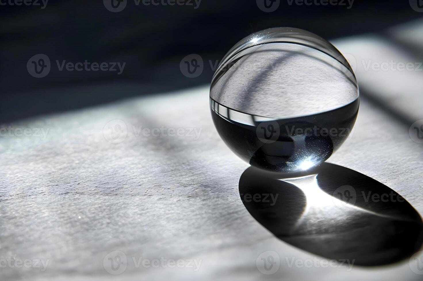 AI generated a glass of wine sitting on top of a table photo