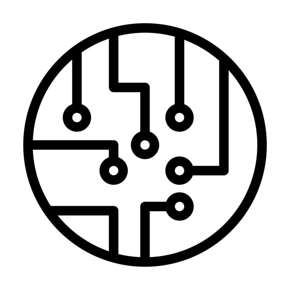 Circuit board, technology vector icon. For your web site design, logo, app, UI. Vector illustration