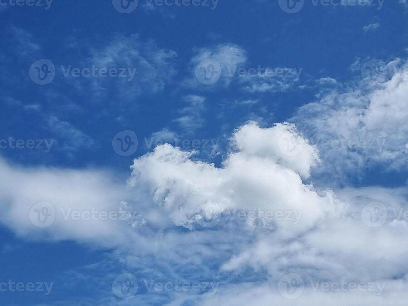 blue sky high abstract shape clouds background in summer gradient light beauty background. beautiful bright cirrostratus cloud and calm fresh wind air photo