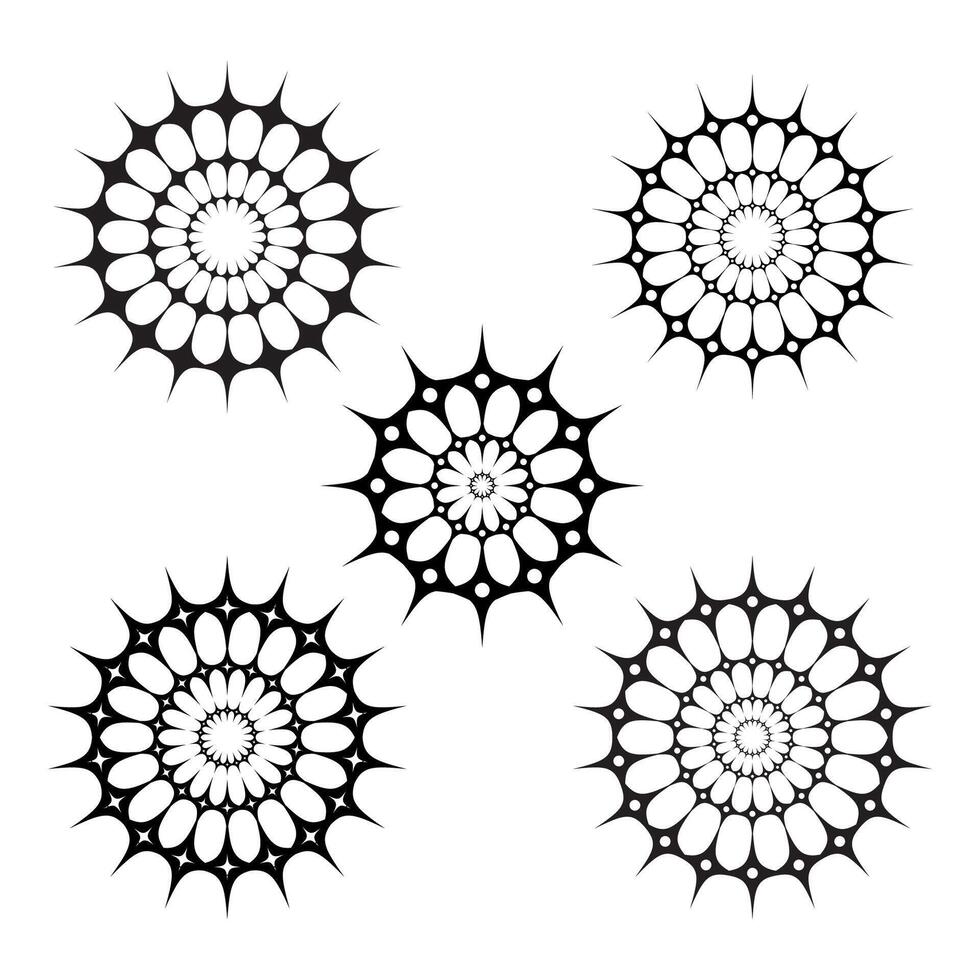 simple mandala art vector