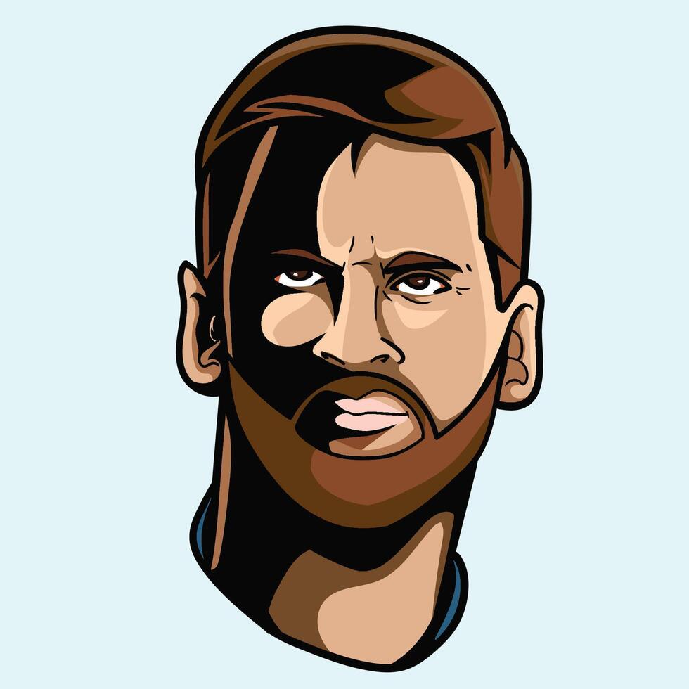 lionel messi vector