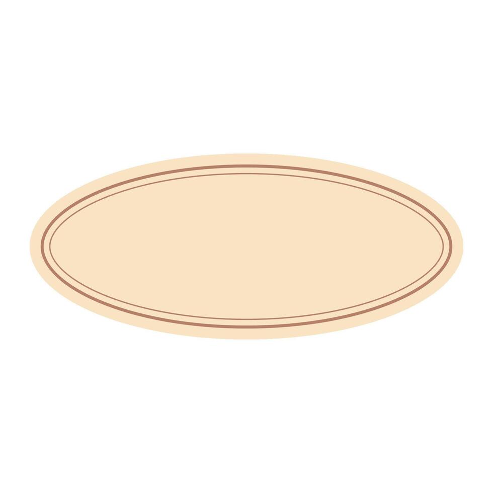 Classic Badge Label Frame vector