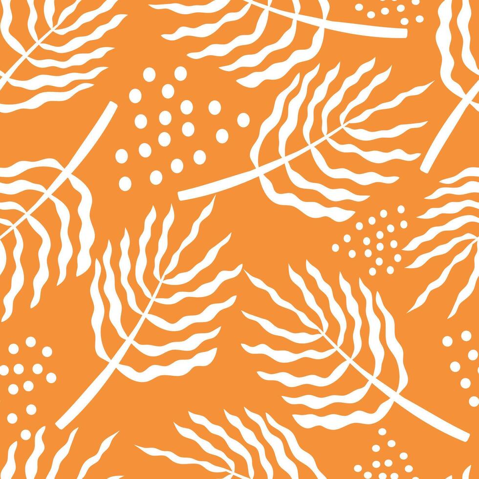 mano dibujar botánico sin costura patrones. sencillo plano moderno dibujo. floral textura colección para textil ,papel envolver y Moda diseño. primavera botánico impresión. vector ilustración.