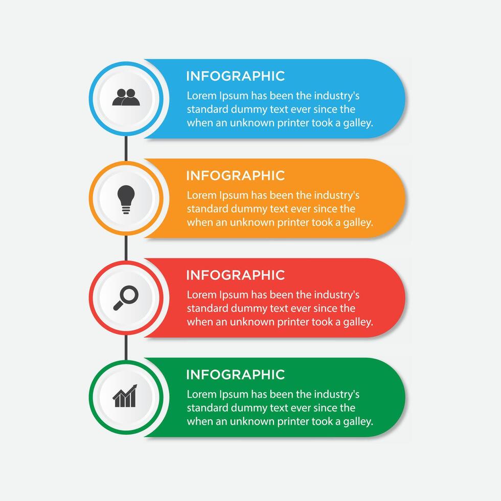 vector moderno negocio infografía modelo diseño