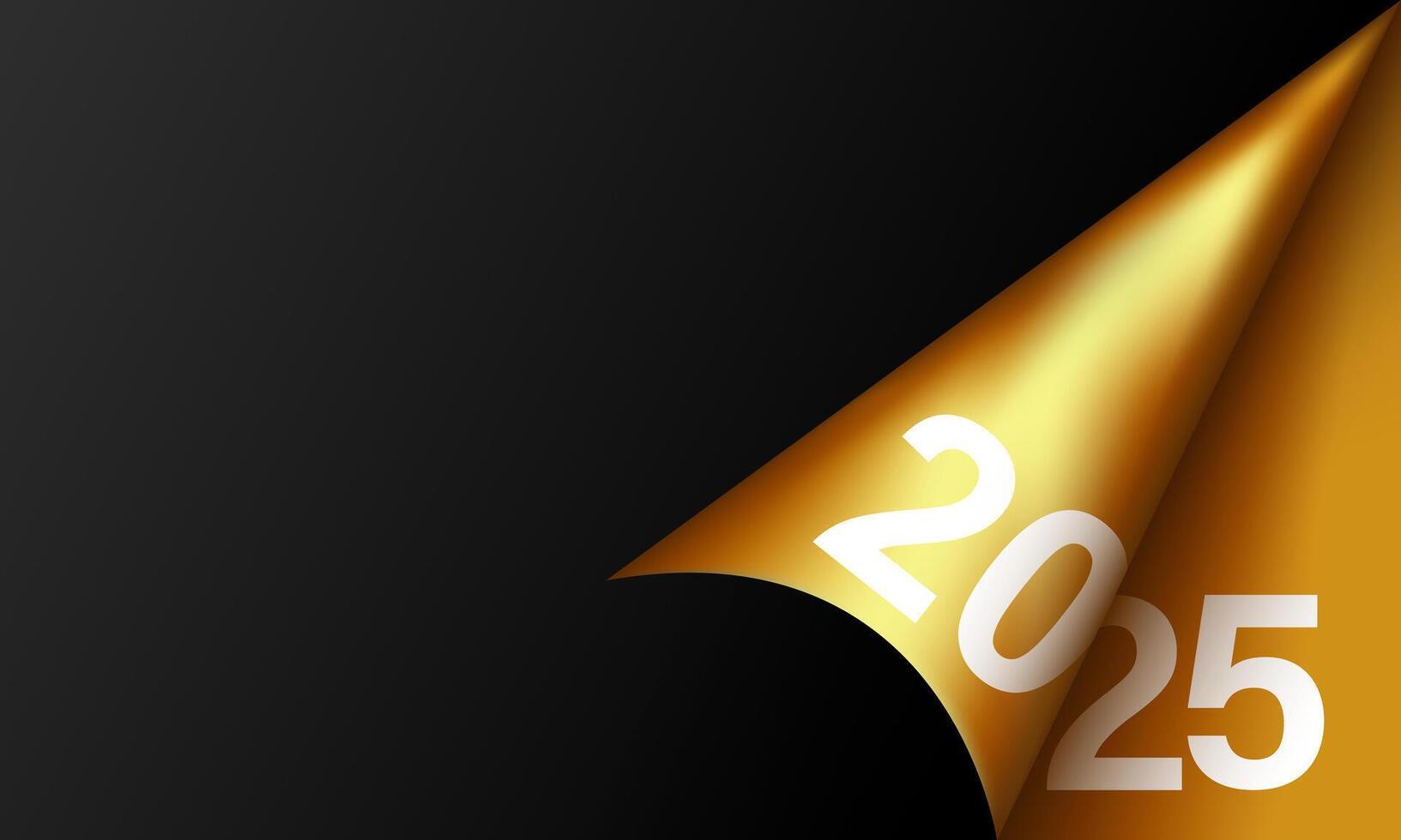 2025 Happy New Year Background Design. vector