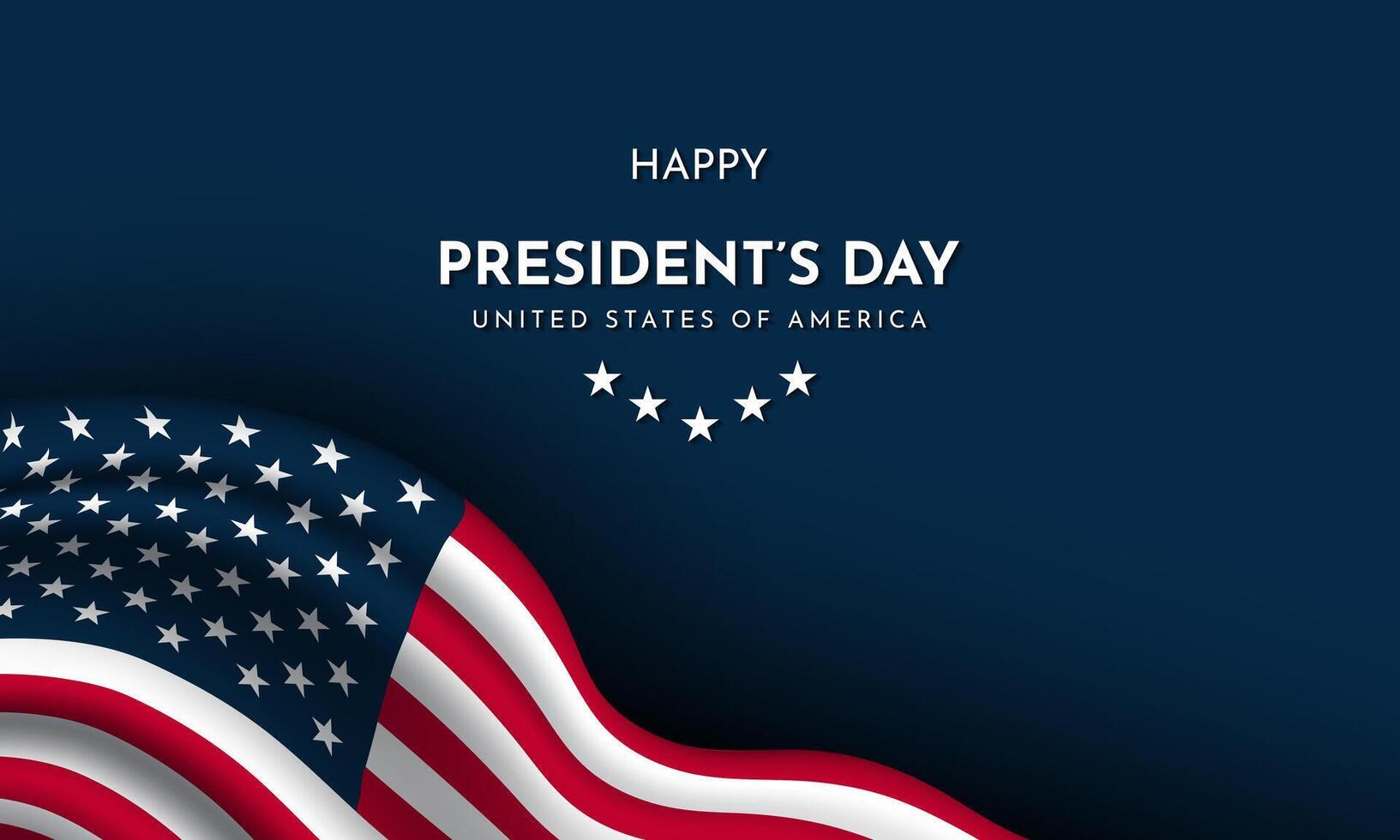 President's Day Background Design. vector