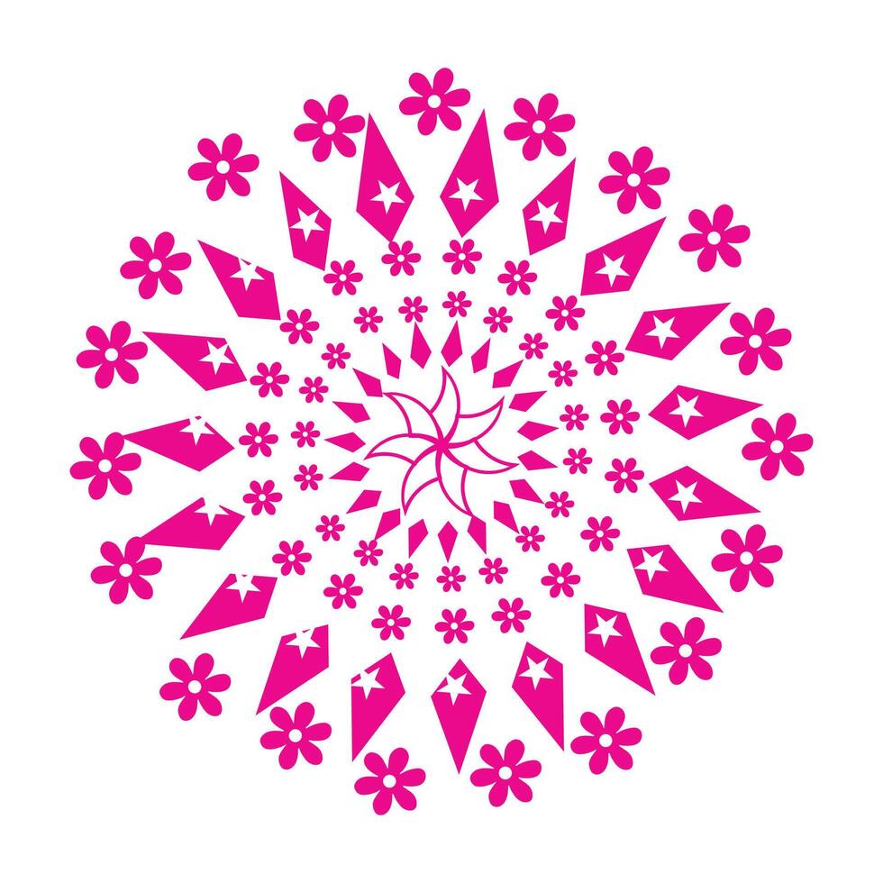 mandala arte, mandala diseño vector