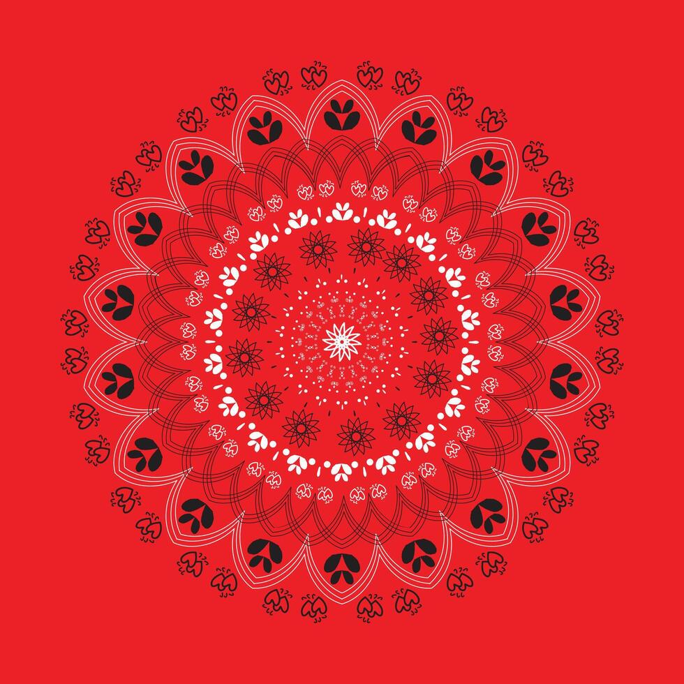 mandala arte, mandala diseño vector