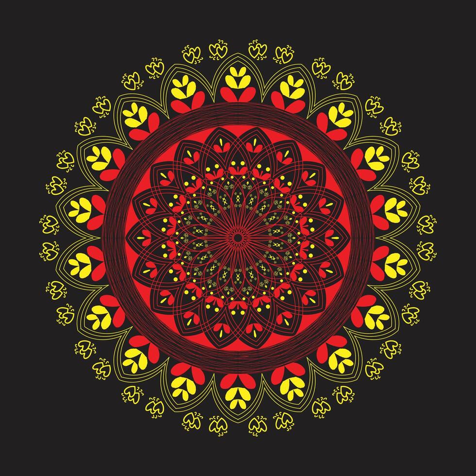 MANDALA ART,MANDALA DESIGN vector