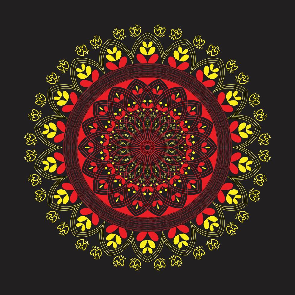 MANDALA ART,MANDALA DESIGN vector