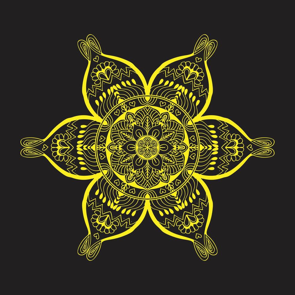 mandala arte, mandala diseño vector