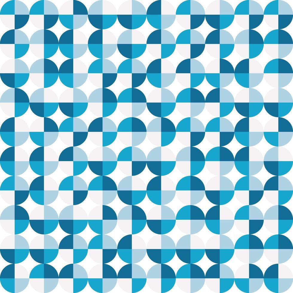 Abstract geometric Bauhaus pattern design. Vector circle, triangle and square lines color art design. Colorful Bauhaus background pattern.
