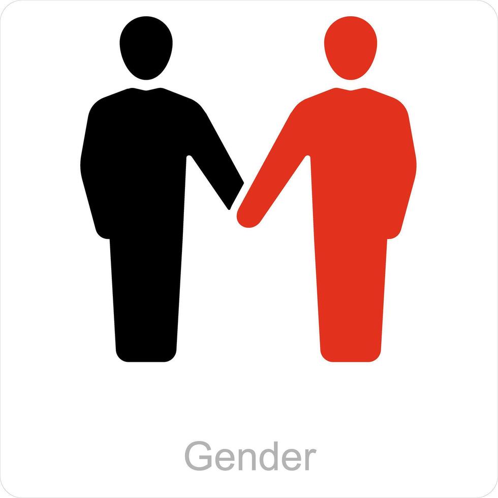 gender and Symbol icon concept vector