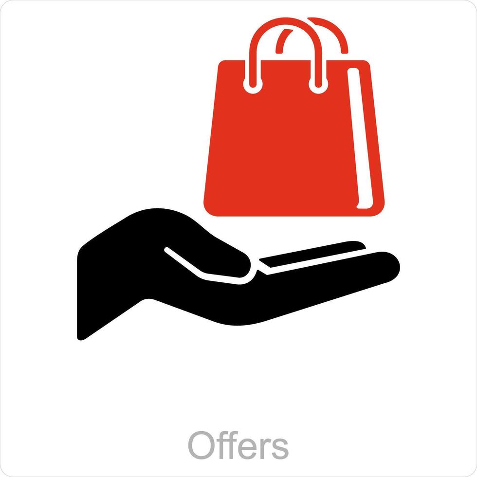 Offers and sale icon concept vector