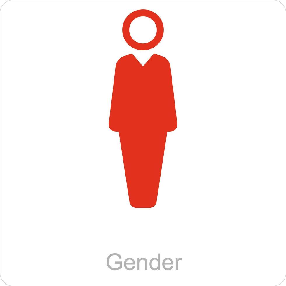 gender and Symbol icon concept vector