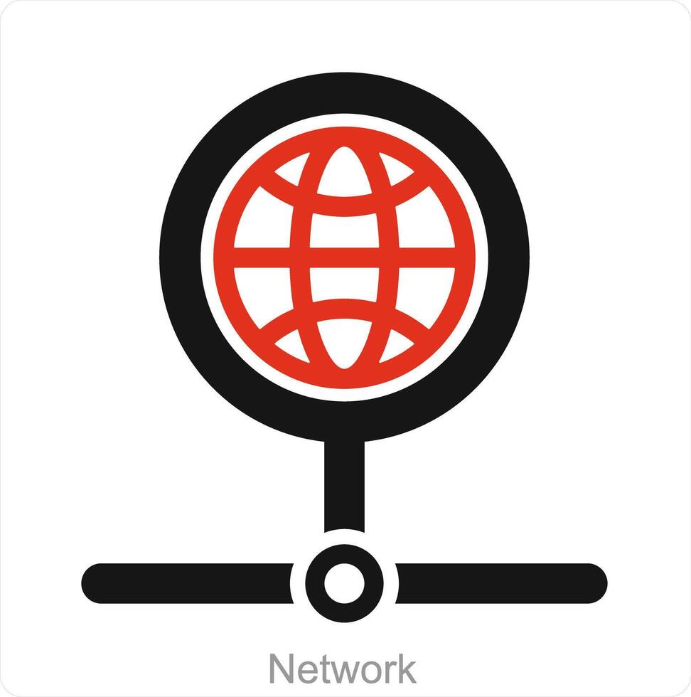 Network and internet icon concept vector