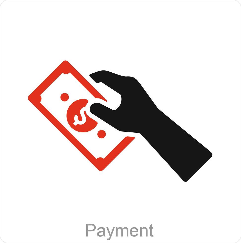 Payment and money icon concept vector