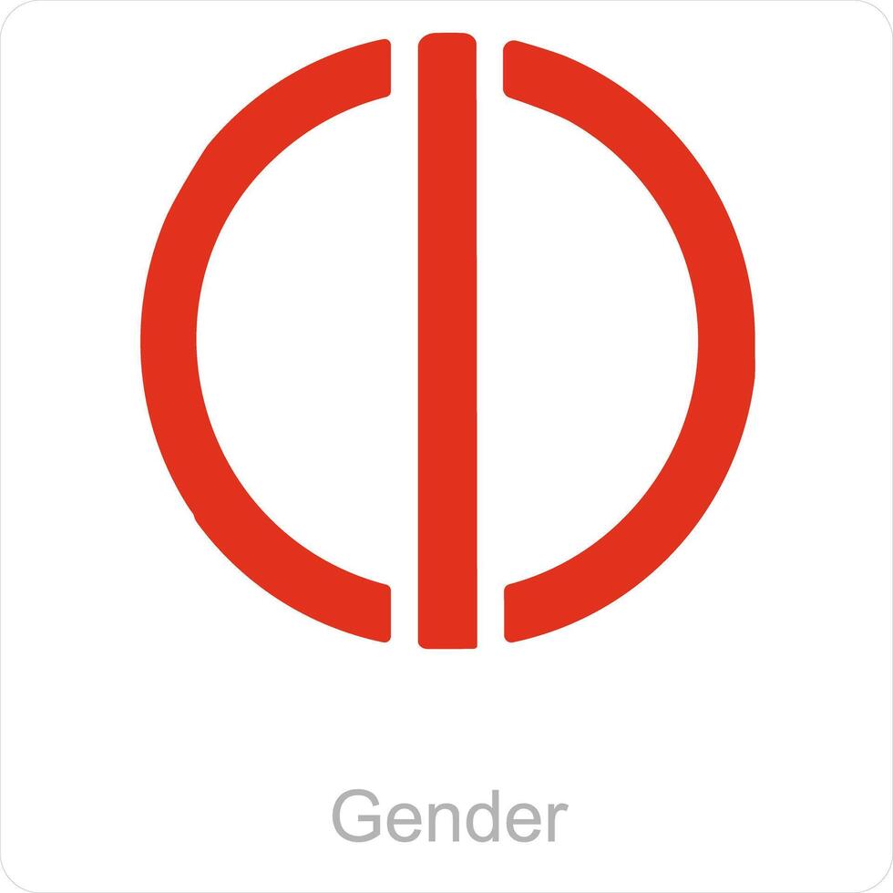 gender and Symbol icon concept vector