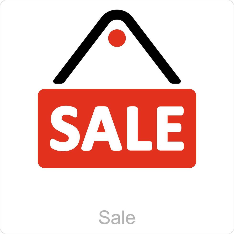 Sale and shop icon concept vector