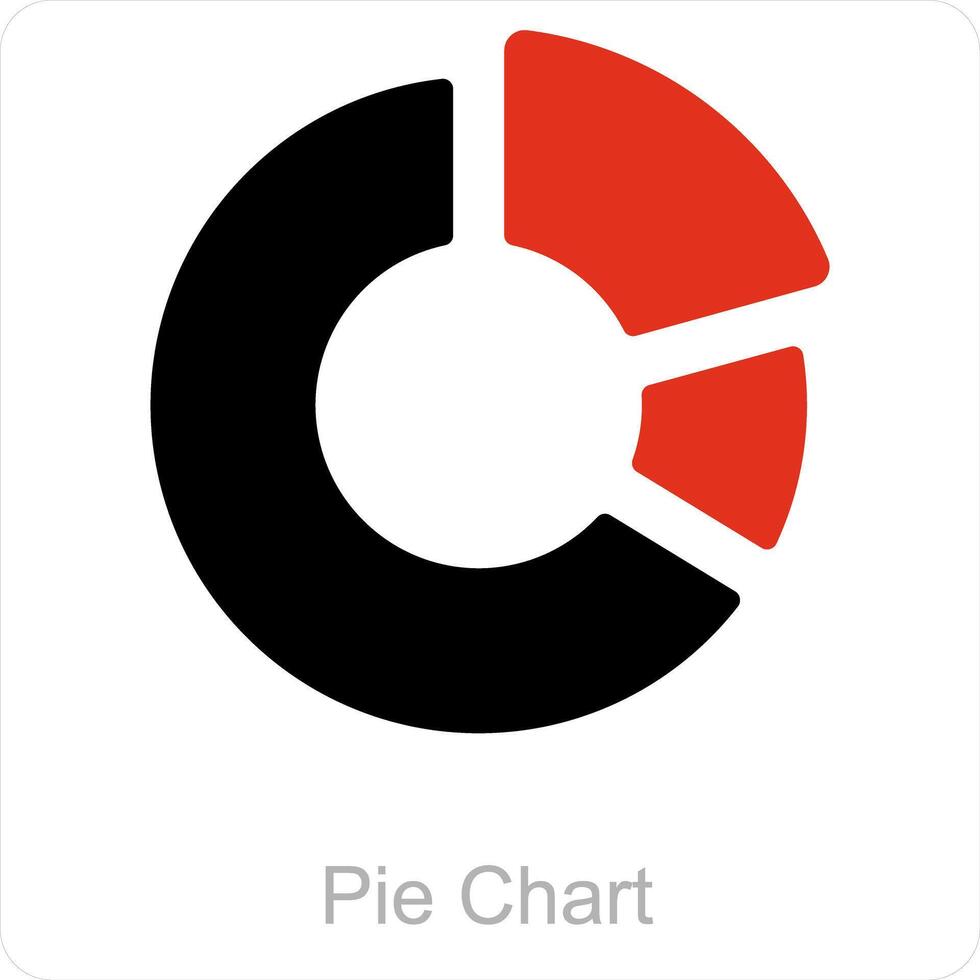 Pie Chart and diagram icon concept vector