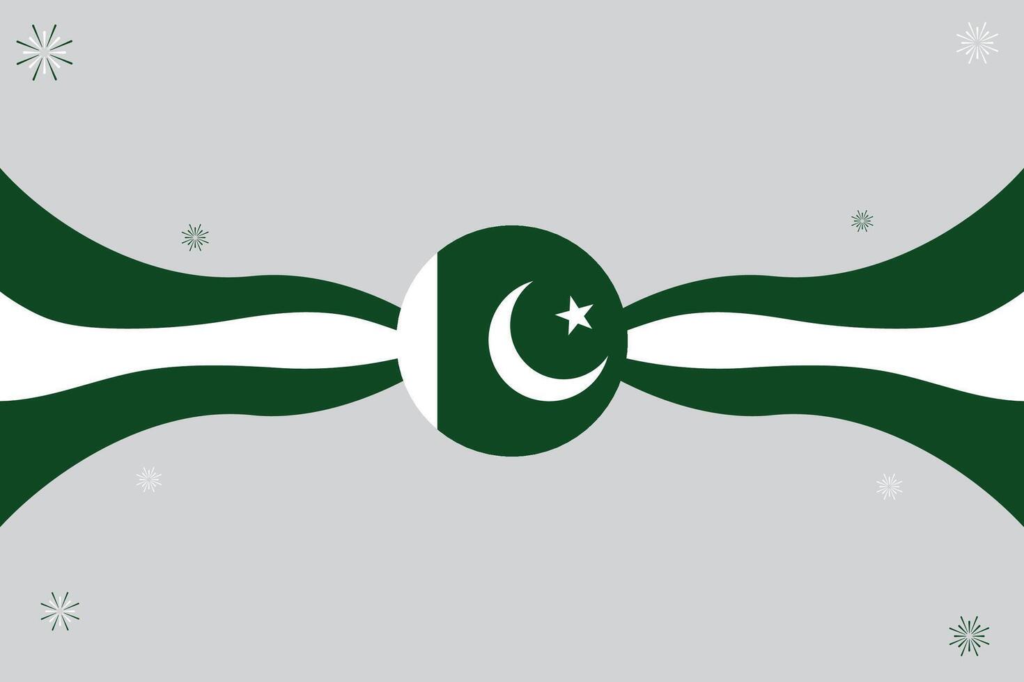 Pakistán día antecedentes con negativo espacio área. 23 de marzo Pakistán nacional día celebracion. vector