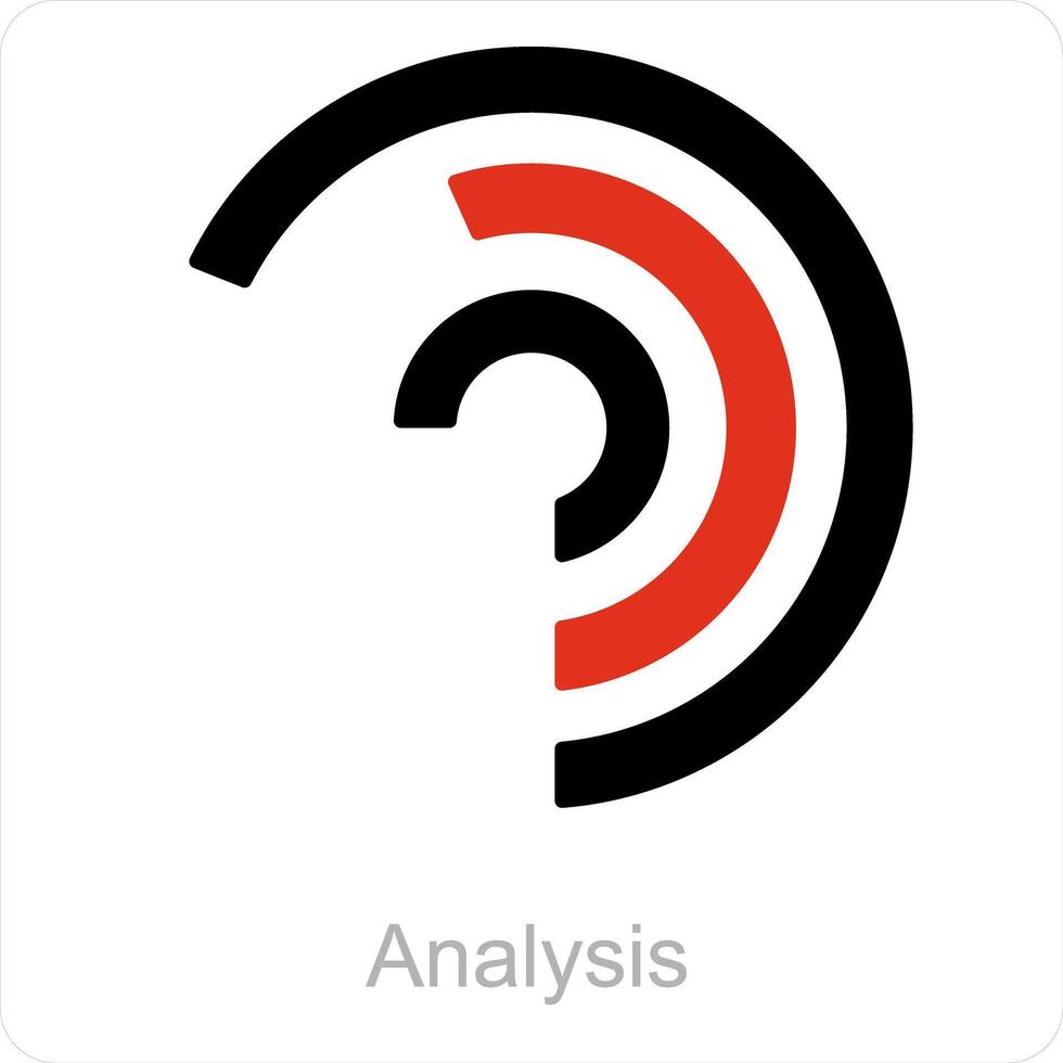 Analysis and diagram icon concept vector