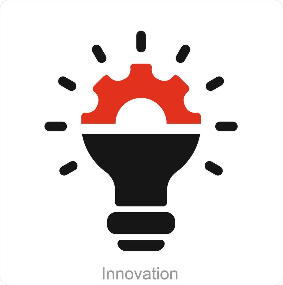 Innovation and idea icon concept vector