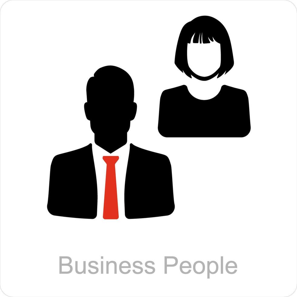 Business People and leader icon concept vector