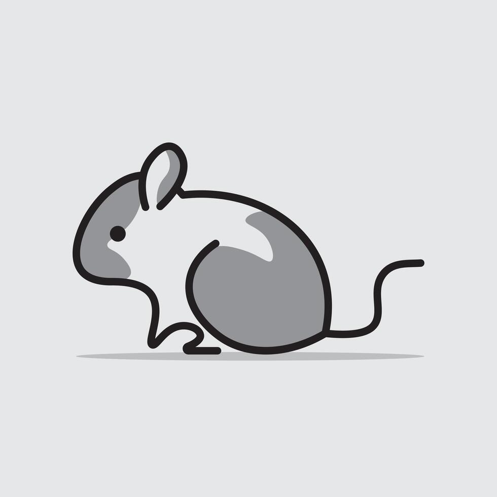 chinchilla logo diseño vector