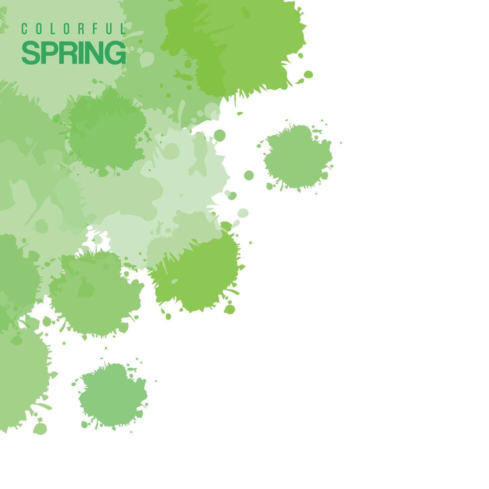 vector abstract colorful spring background design,invitation card background template,watercolor wet wash splash.