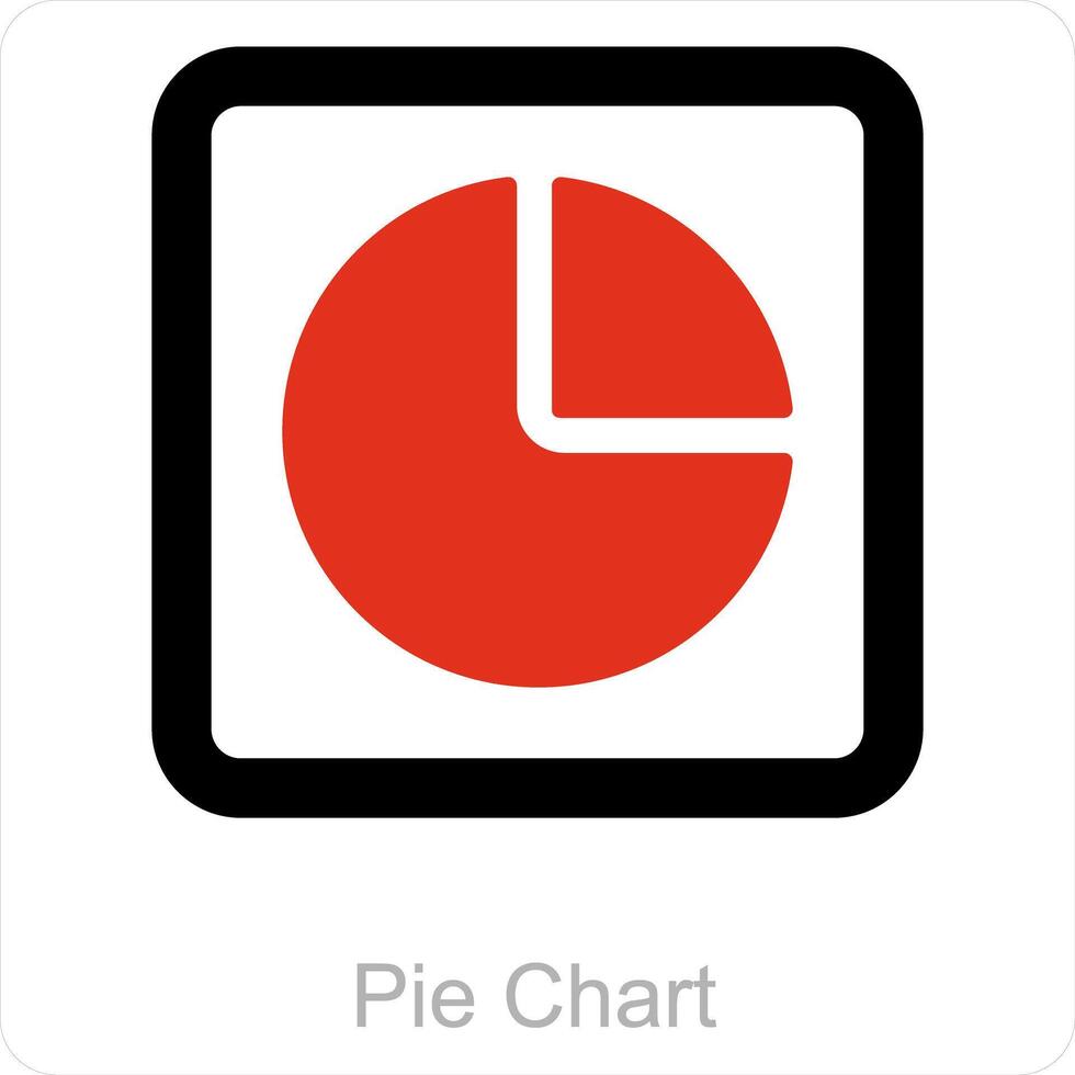 Pie Chart and diagram icon concept vector