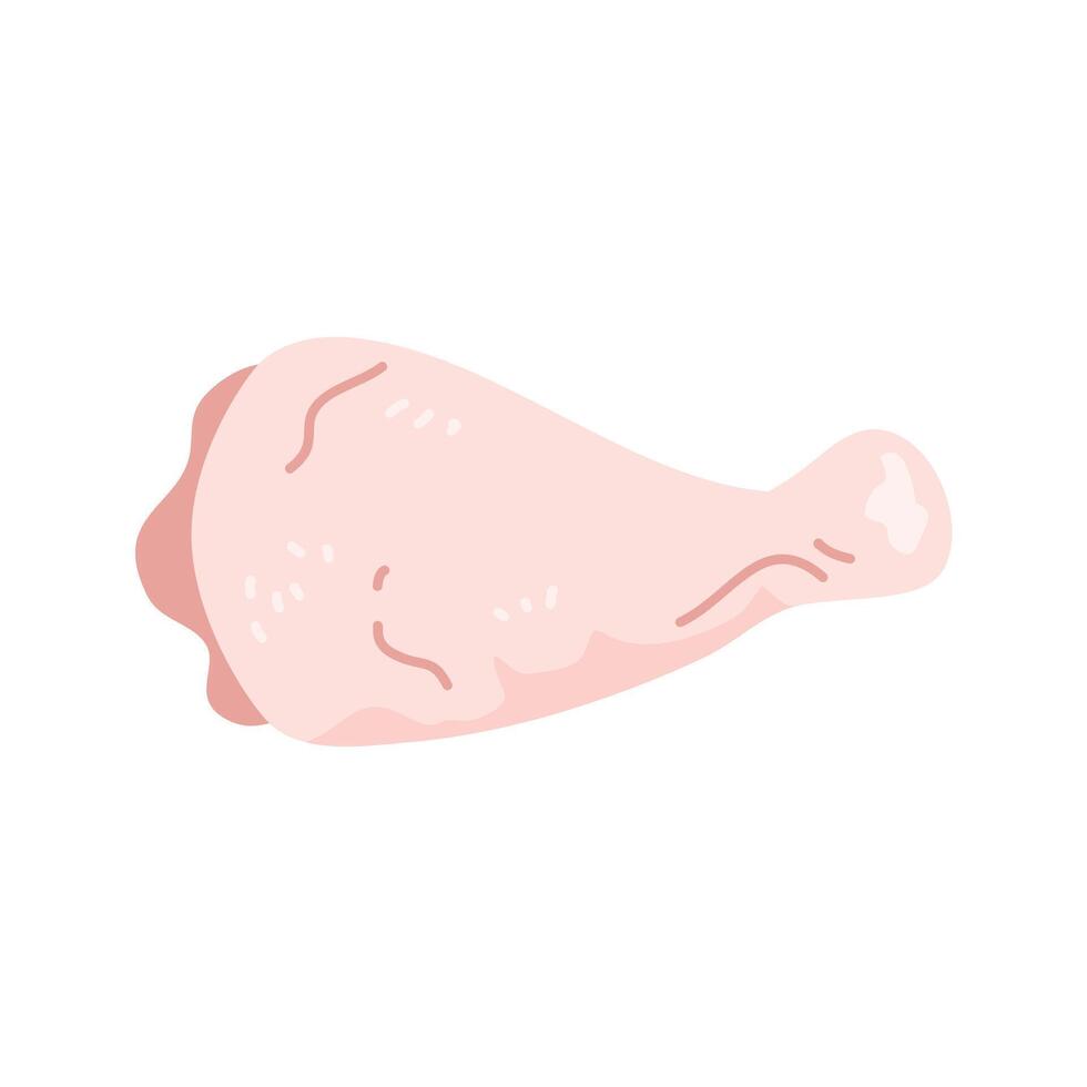 mano dibujado sin piel pollo piernas ilustración.png vector