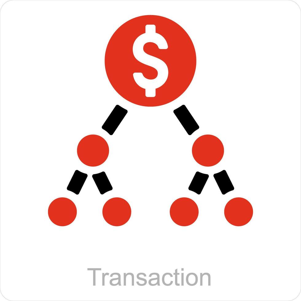 Money Transaction and finance icon concept vector