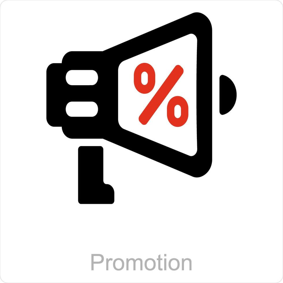 Promotion and deal icon concept vector