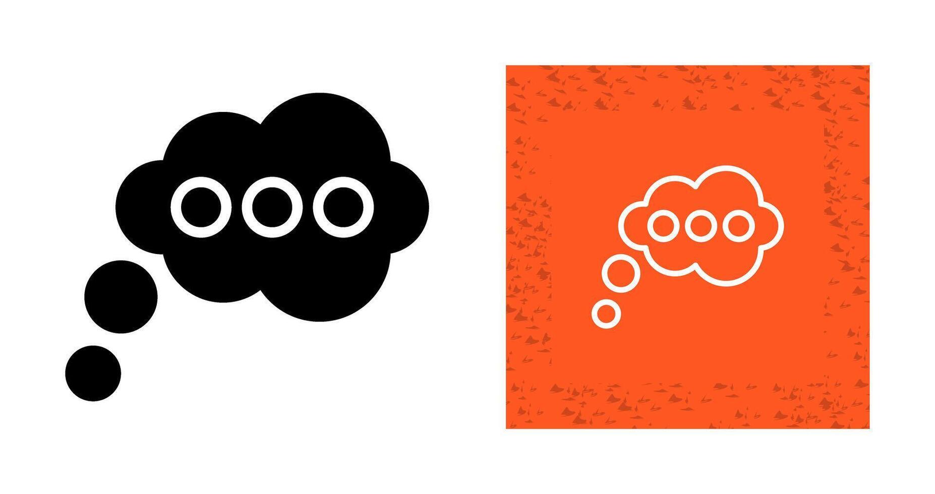 Thinking Vector Icon