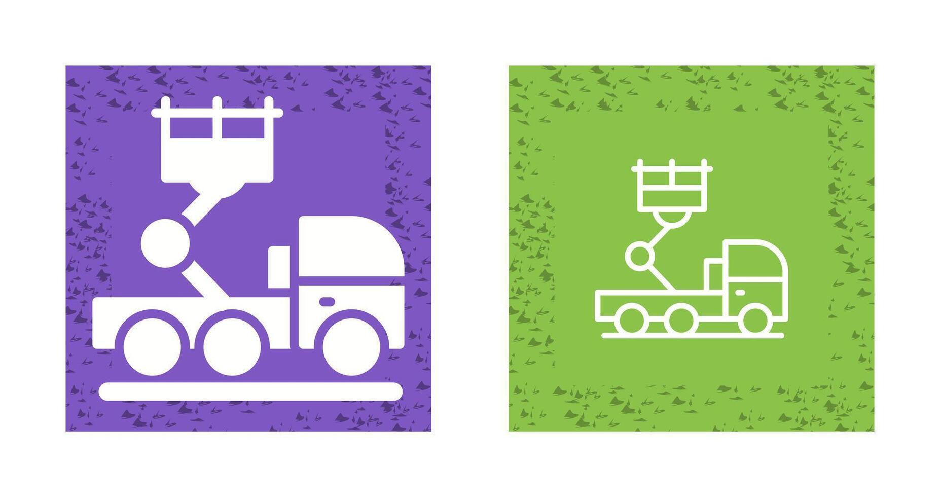 Ladder Truck Vector Icon