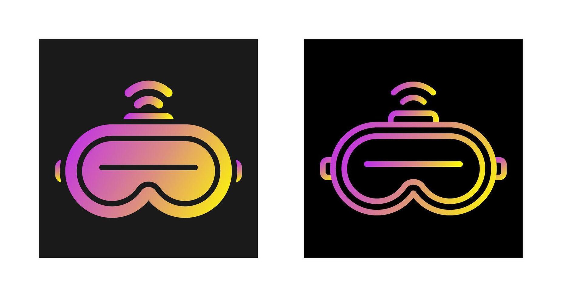 Augmented Reality Headset Vector Icon