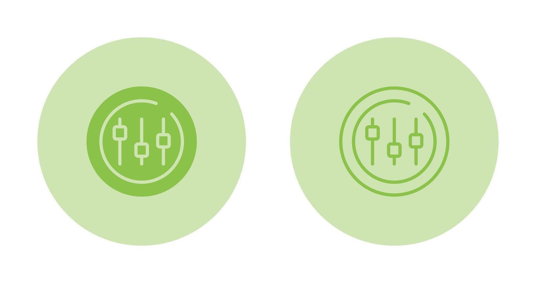 Music Equalizer Circle Vector Icon