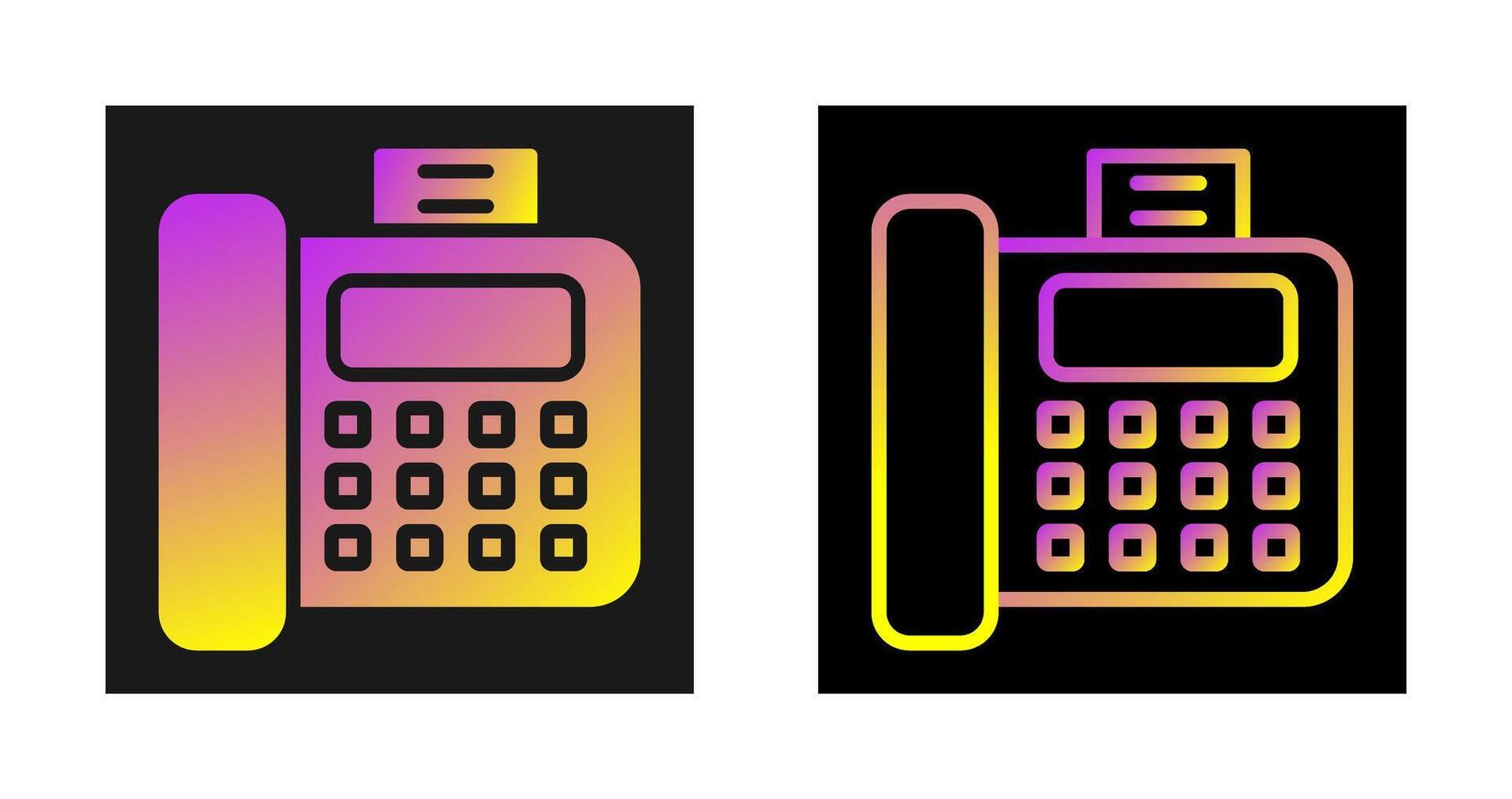 Fax Machine Vector Icon
