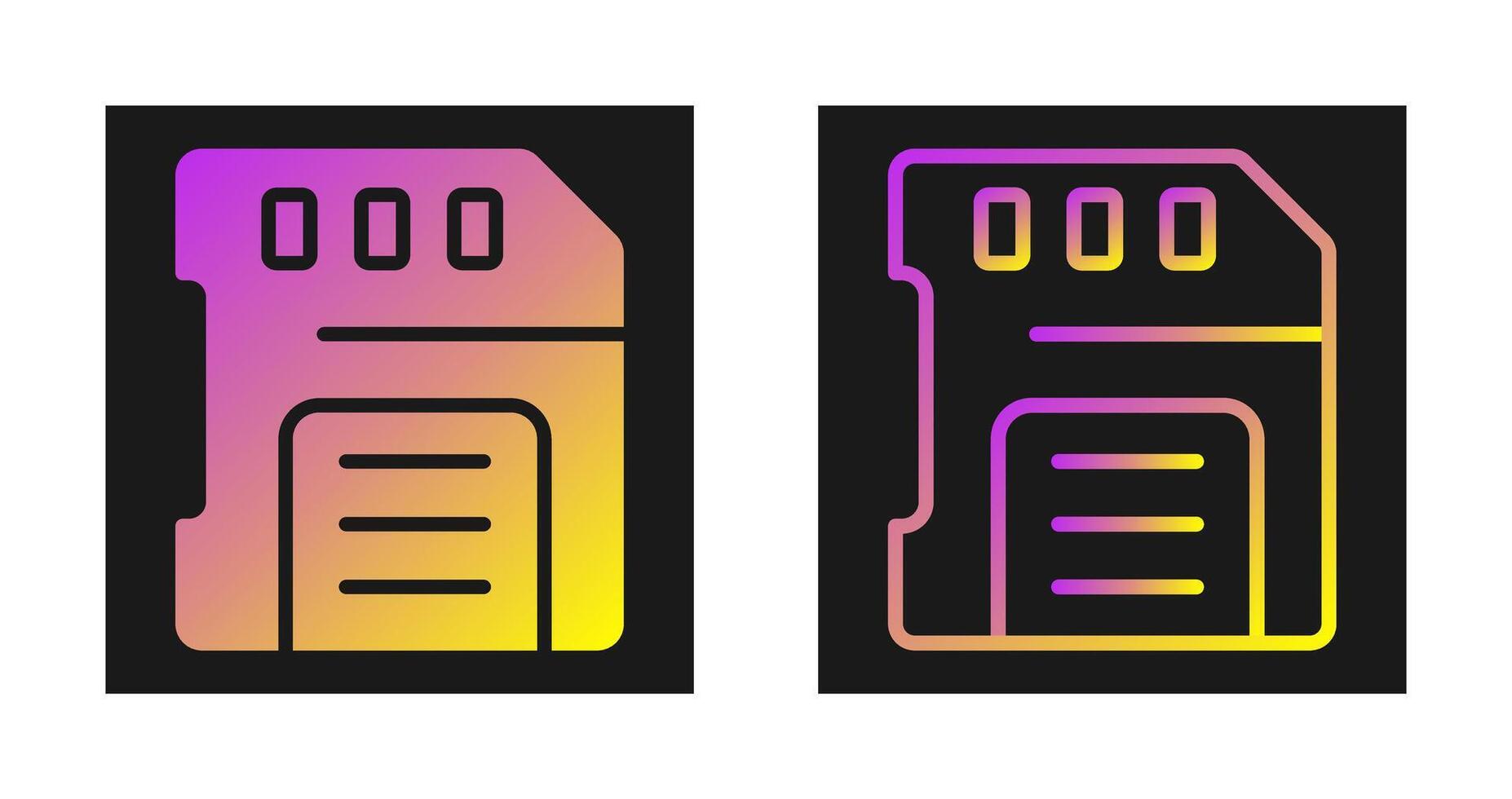 Sd Card Vector Icon