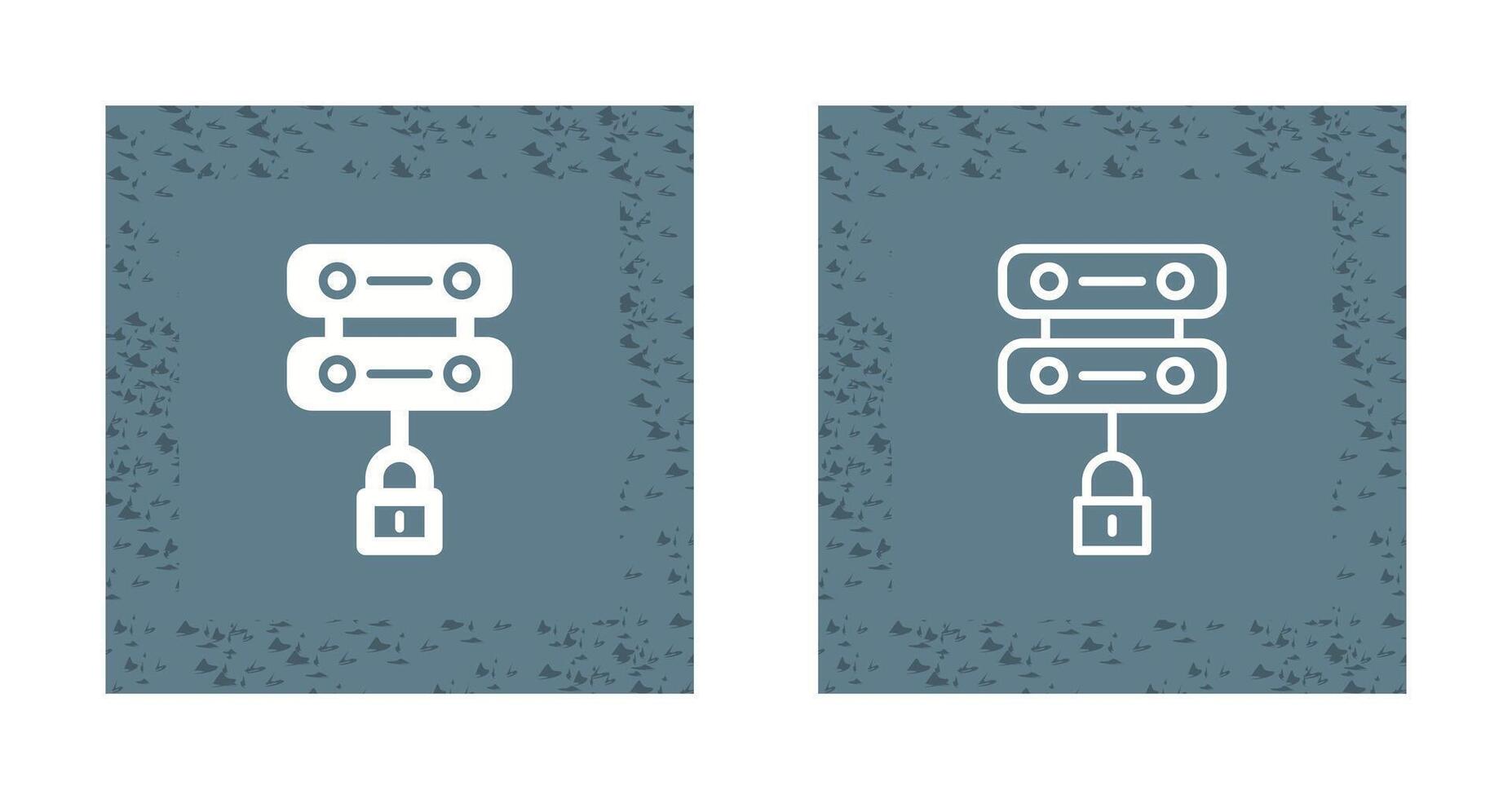 Server Security Vector Icon