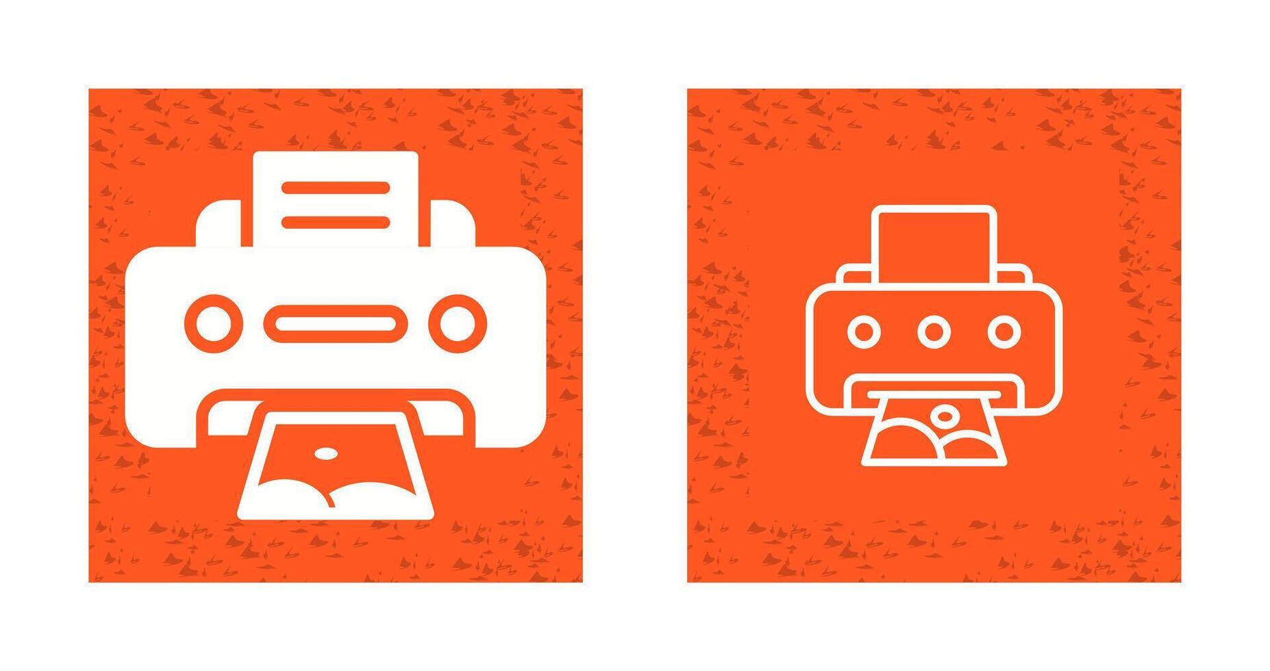 Photo Printer Vector Icon