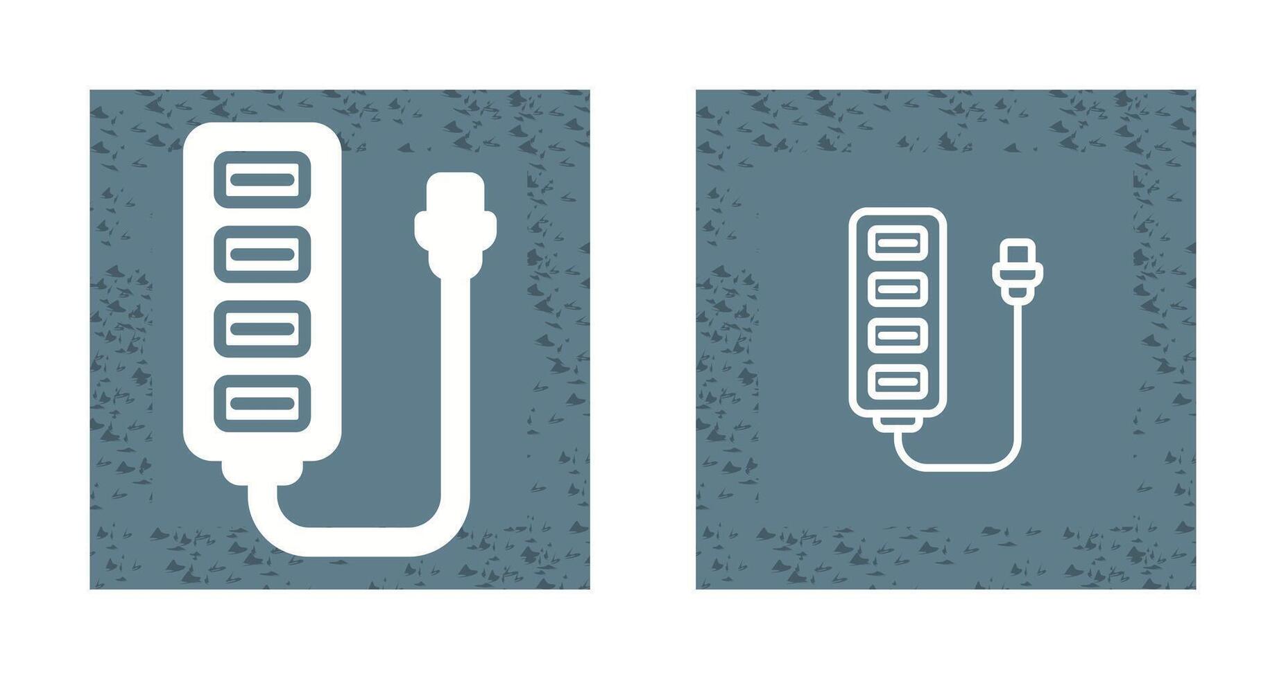 USB Hub Vector Icon