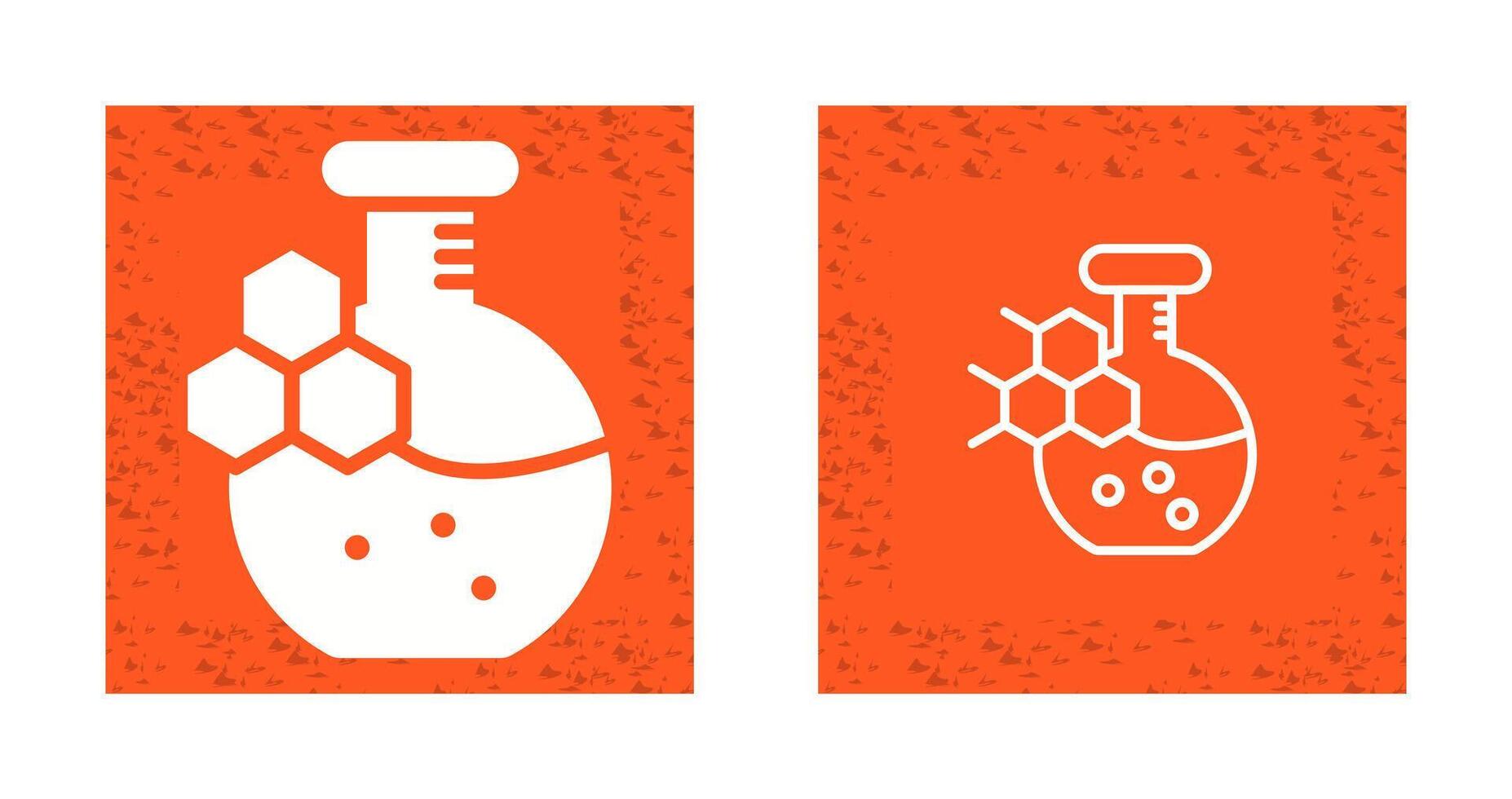 química conjunto vector icono