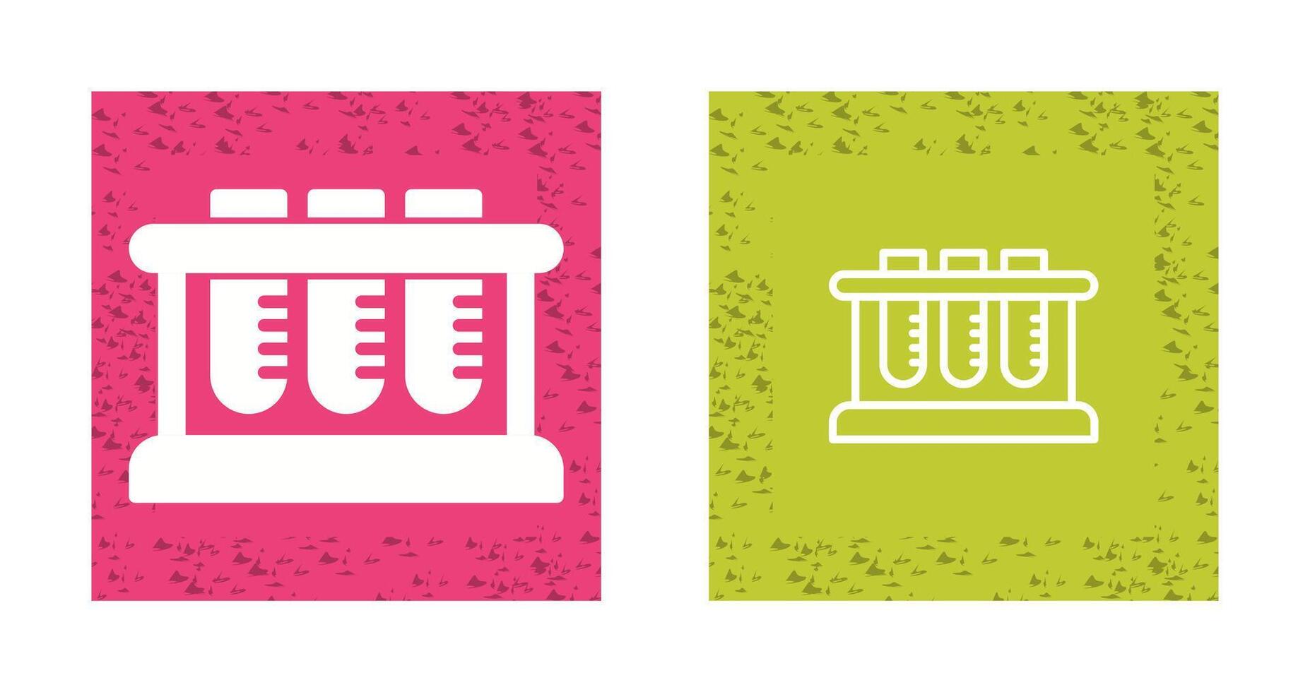 Test Tube Rack Vector Icon