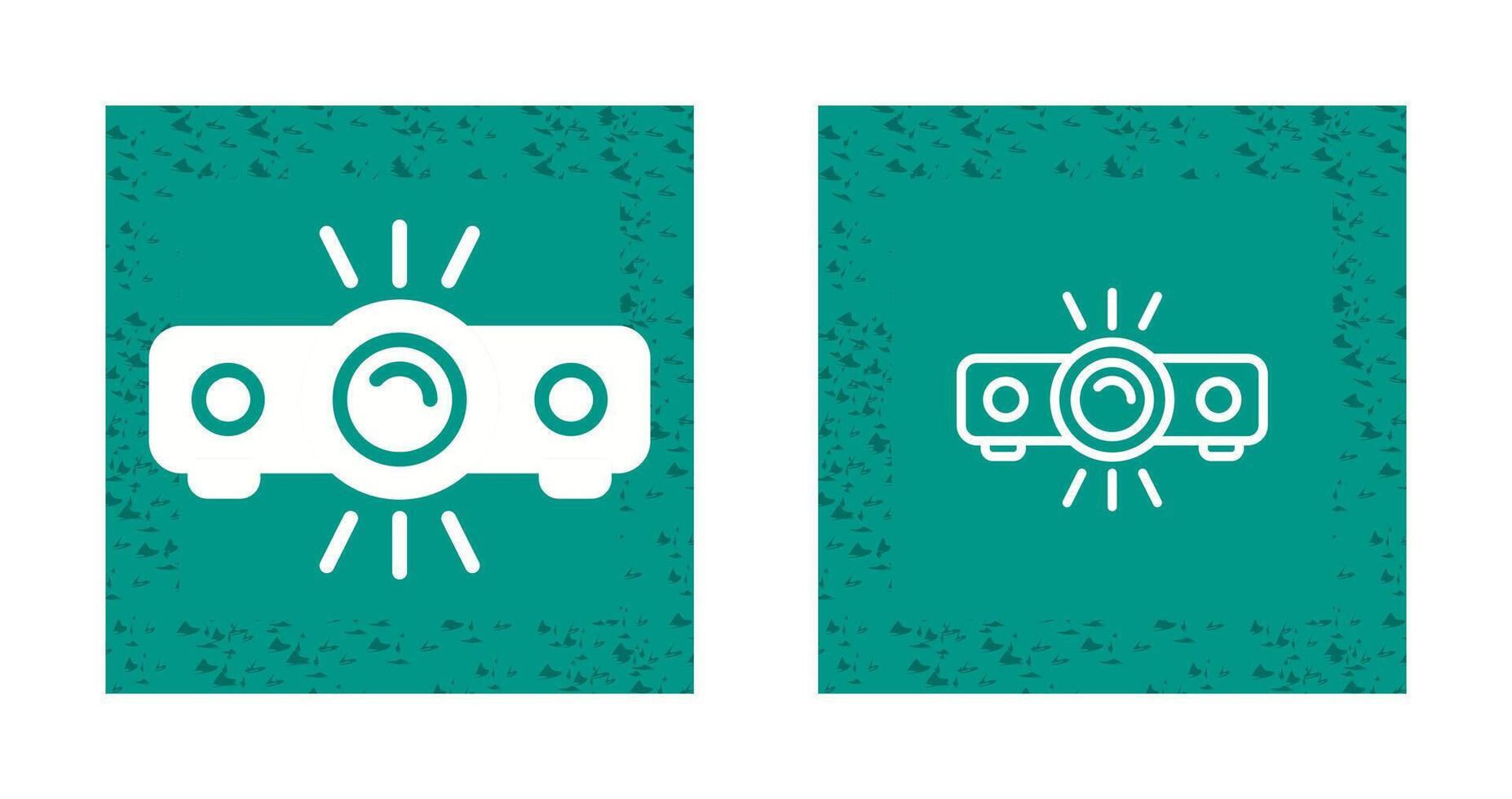 icono de vector de proyector