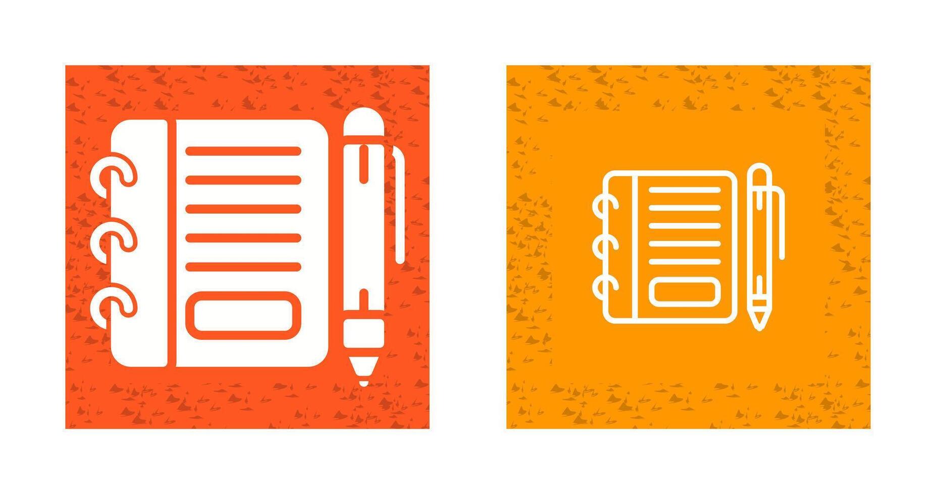 Notepad with pen Vector Icon