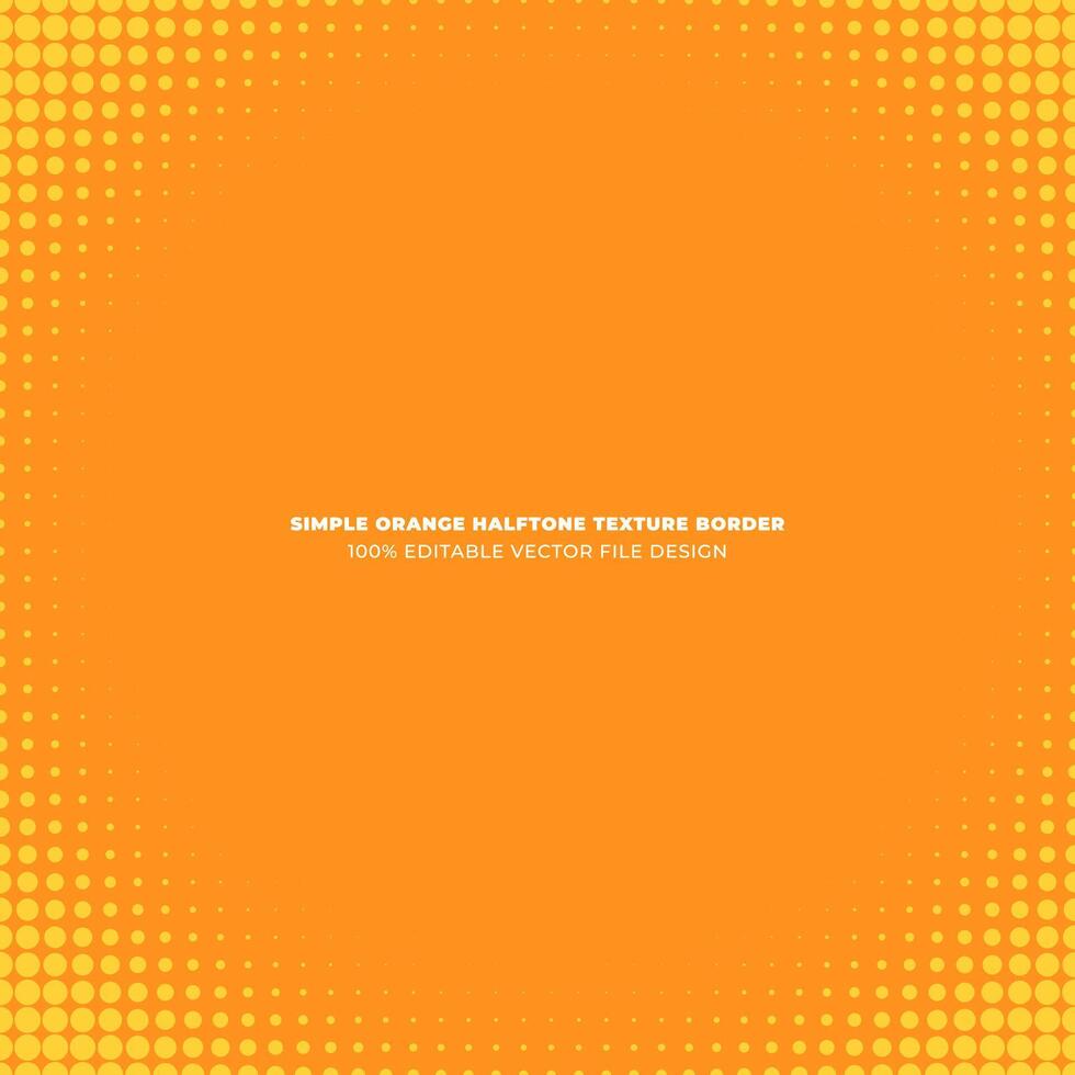 Simple Light Orange Abstract Background With Halftone Vector Texture
