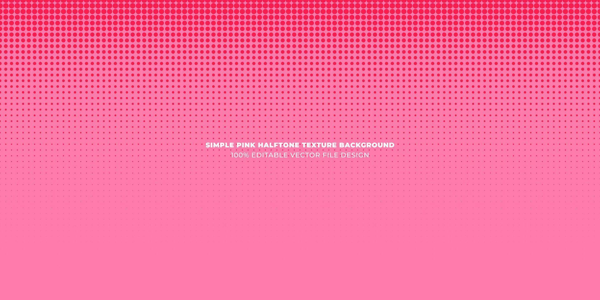 Simple Pink Abstract Horizontal Background With Delicate Halftone Vector Texture