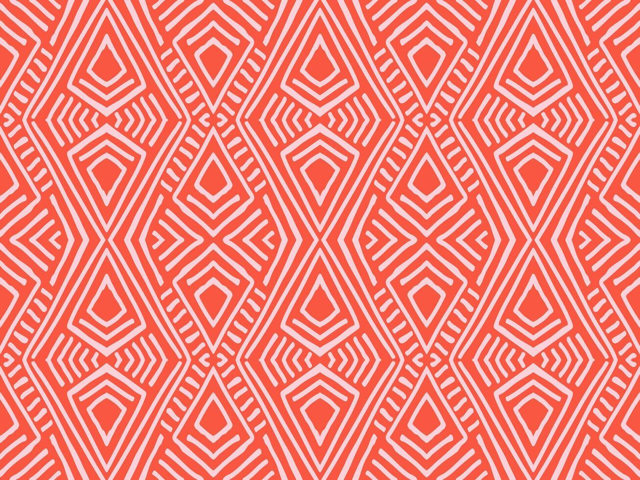 Hand drawn Batik pattern seamless. Geometric chevron abstract illustration, wallpaper. Tribal ethnic vector texture. Aztec style. Folk embroidery. Indian, Scandinavian, African rug, tile.